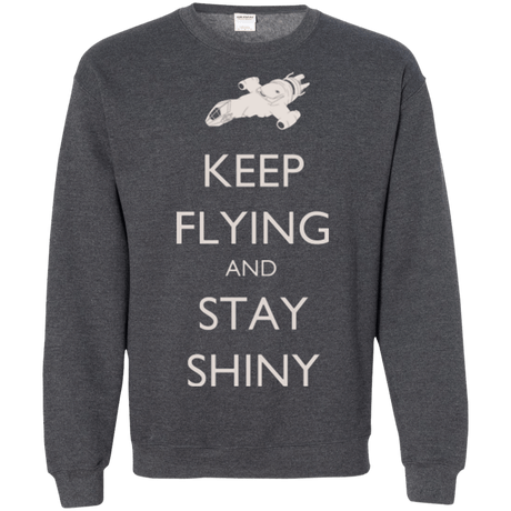 Sweatshirts Dark Heather / Small Stay Shiny Crewneck Sweatshirt