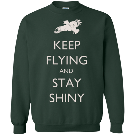 Sweatshirts Forest Green / Small Stay Shiny Crewneck Sweatshirt
