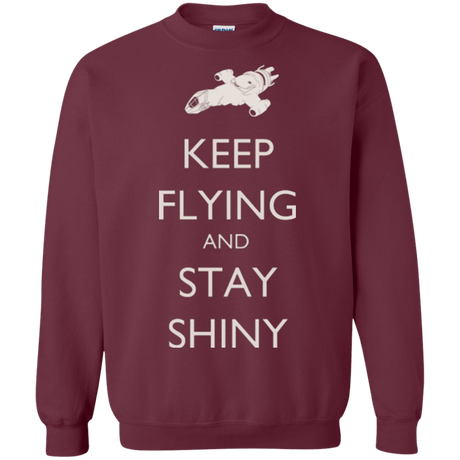 Sweatshirts Maroon / Small Stay Shiny Crewneck Sweatshirt