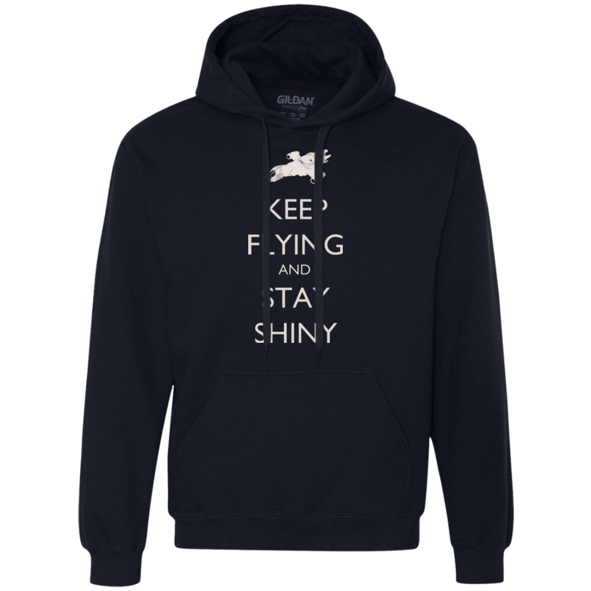 Sweatshirts Navy / Small Stay Shiny Premium Fleece Hoodie