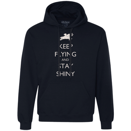 Sweatshirts Navy / Small Stay Shiny Premium Fleece Hoodie