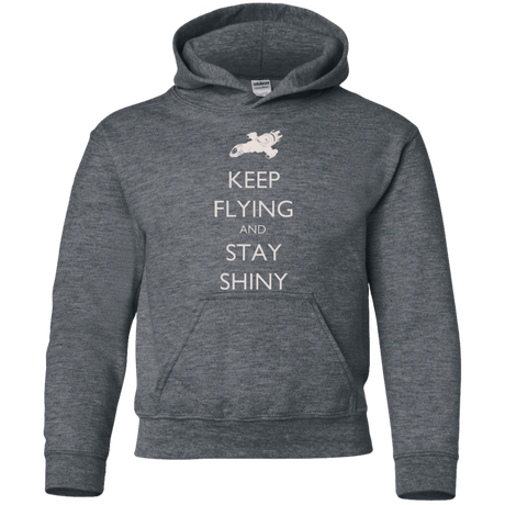 Sweatshirts Dark Heather / YS Stay Shiny Youth Hoodie