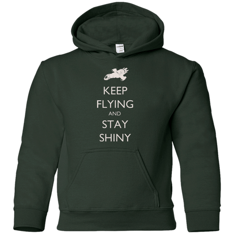 Sweatshirts Forest Green / YS Stay Shiny Youth Hoodie