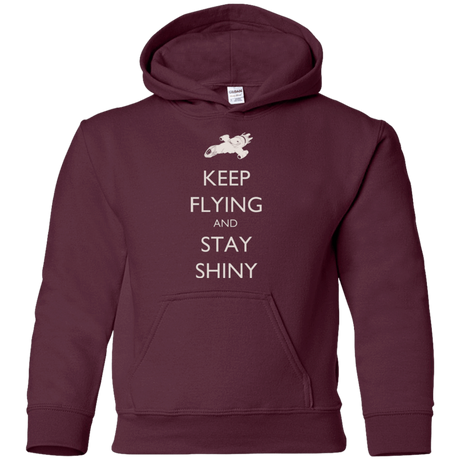 Sweatshirts Maroon / YS Stay Shiny Youth Hoodie