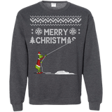 Sweatshirts Dark Heather / S Stealing Christmas 1.0 Crewneck Sweatshirt