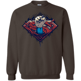 Sweatshirts Dark Chocolate / Small Steel Hero Crewneck Sweatshirt