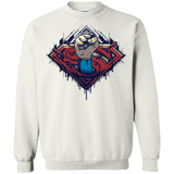 Sweatshirts White / Small Steel Hero Crewneck Sweatshirt