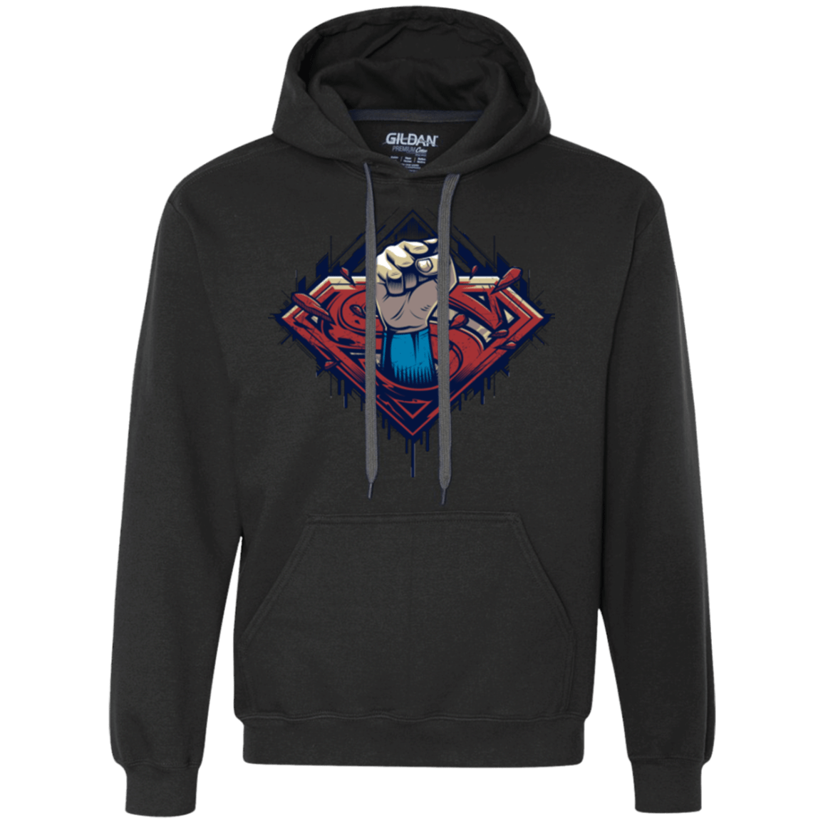 Sweatshirts Black / Small Steel Hero Premium Fleece Hoodie