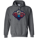 Sweatshirts Dark Heather / Small Steel Hero Pullover Hoodie