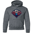 Sweatshirts Dark Heather / YS Steel Hero Youth Hoodie