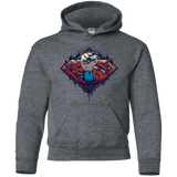 Sweatshirts Dark Heather / YS Steel Hero Youth Hoodie