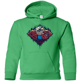 Sweatshirts Irish Green / YS Steel Hero Youth Hoodie