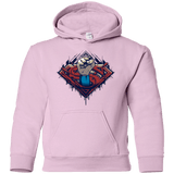 Sweatshirts Light Pink / YS Steel Hero Youth Hoodie