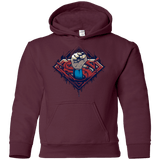 Sweatshirts Maroon / YS Steel Hero Youth Hoodie