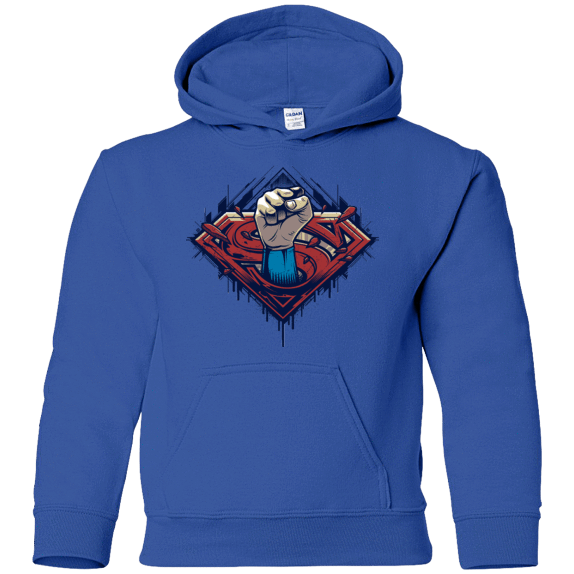 Sweatshirts Royal / YS Steel Hero Youth Hoodie