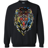 Sweatshirts Black / S Stencil Lion Crewneck Sweatshirt