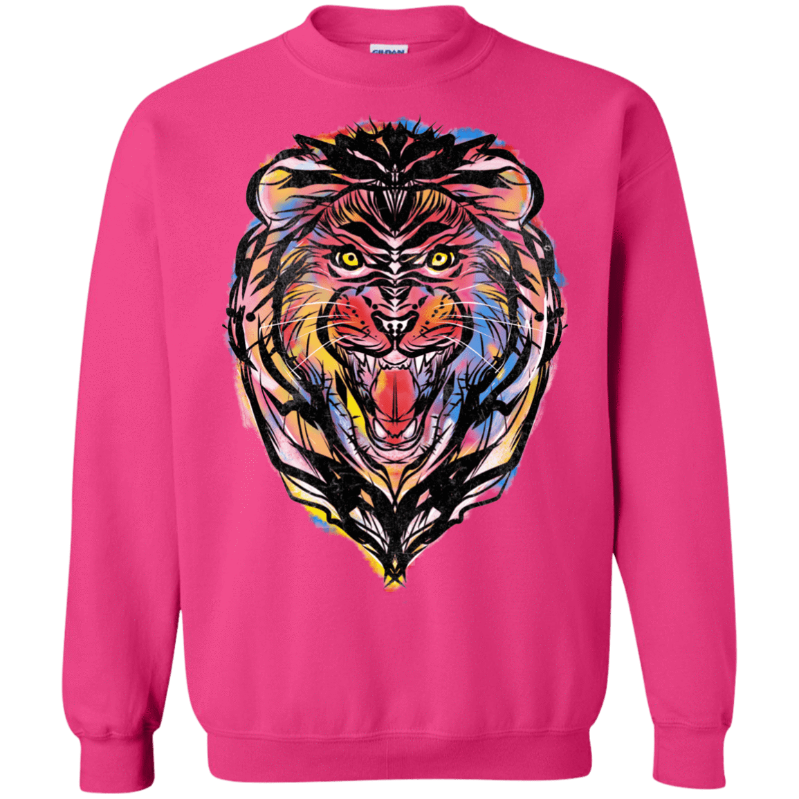 Sweatshirts Heliconia / S Stencil Lion Crewneck Sweatshirt