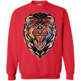 Sweatshirts Red / S Stencil Lion Crewneck Sweatshirt