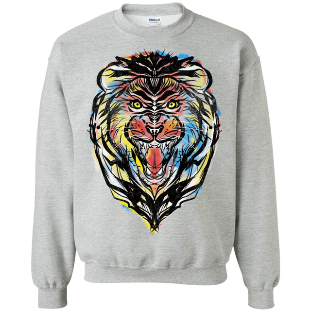 Sweatshirts Sport Grey / S Stencil Lion Crewneck Sweatshirt