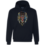 Sweatshirts Navy / S Stencil Lion Premium Fleece Hoodie