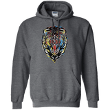 Sweatshirts Dark Heather / S Stencil Lion Pullover Hoodie