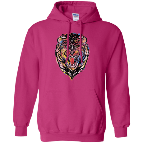 Sweatshirts Heliconia / S Stencil Lion Pullover Hoodie