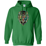 Sweatshirts Irish Green / S Stencil Lion Pullover Hoodie
