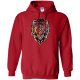 Sweatshirts Red / S Stencil Lion Pullover Hoodie
