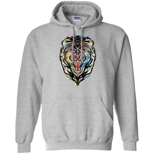 Sweatshirts Sport Grey / S Stencil Lion Pullover Hoodie