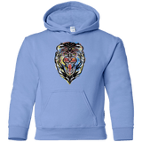 Sweatshirts Carolina Blue / YS Stencil Lion Youth Hoodie