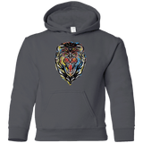 Sweatshirts Charcoal / YS Stencil Lion Youth Hoodie