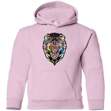 Sweatshirts Light Pink / YS Stencil Lion Youth Hoodie