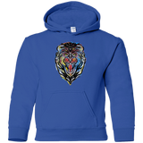 Sweatshirts Royal / YS Stencil Lion Youth Hoodie