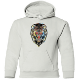 Sweatshirts White / YS Stencil Lion Youth Hoodie