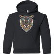 Sweatshirts Black / YS Stencil Tiger Youth Hoodie