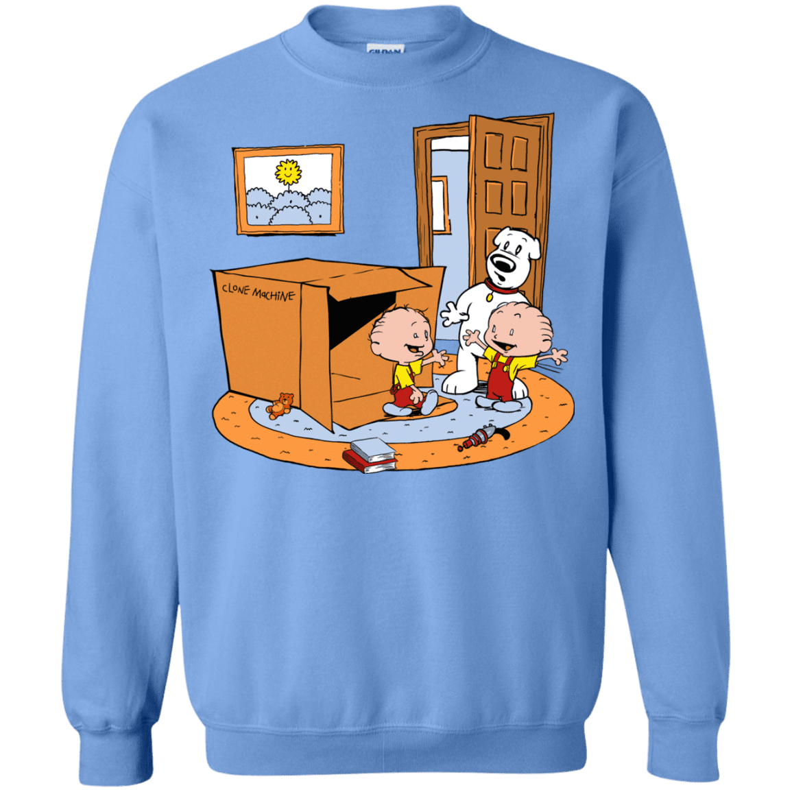 Sweatshirts Carolina Blue / S Stewie and Brian Crewneck Sweatshirt