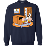 Sweatshirts Navy / S Stewie and Brian Crewneck Sweatshirt