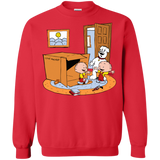 Sweatshirts Red / S Stewie and Brian Crewneck Sweatshirt