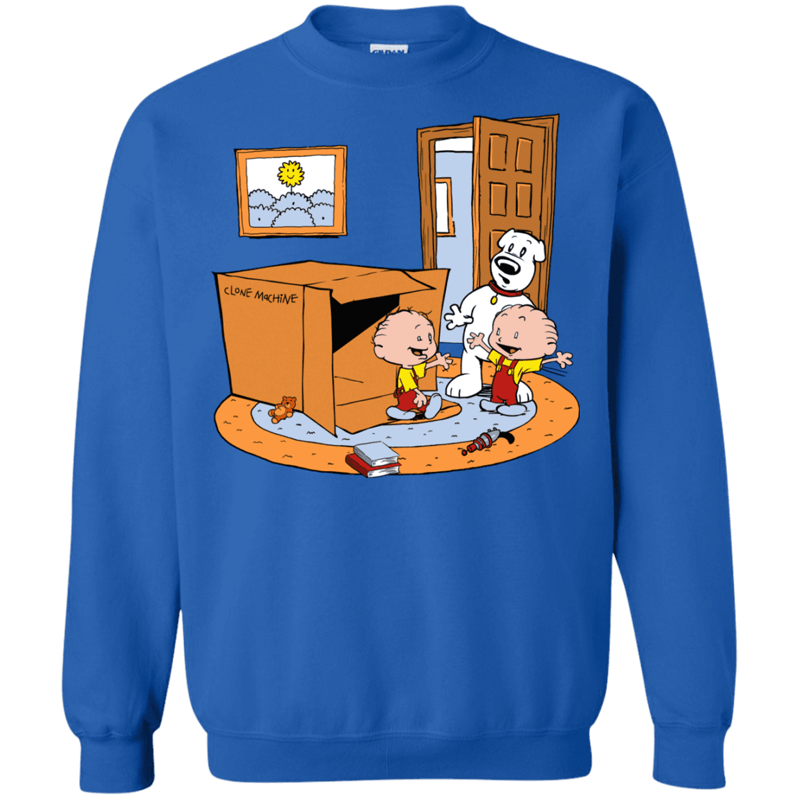 Sweatshirts Royal / S Stewie and Brian Crewneck Sweatshirt