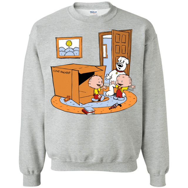Sweatshirts Sport Grey / S Stewie and Brian Crewneck Sweatshirt