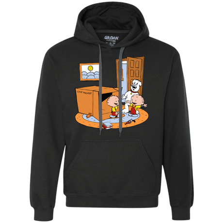 Sweatshirts Black / S Stewie and Brian Premium Fleece Hoodie