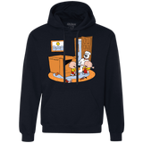 Sweatshirts Navy / S Stewie and Brian Premium Fleece Hoodie