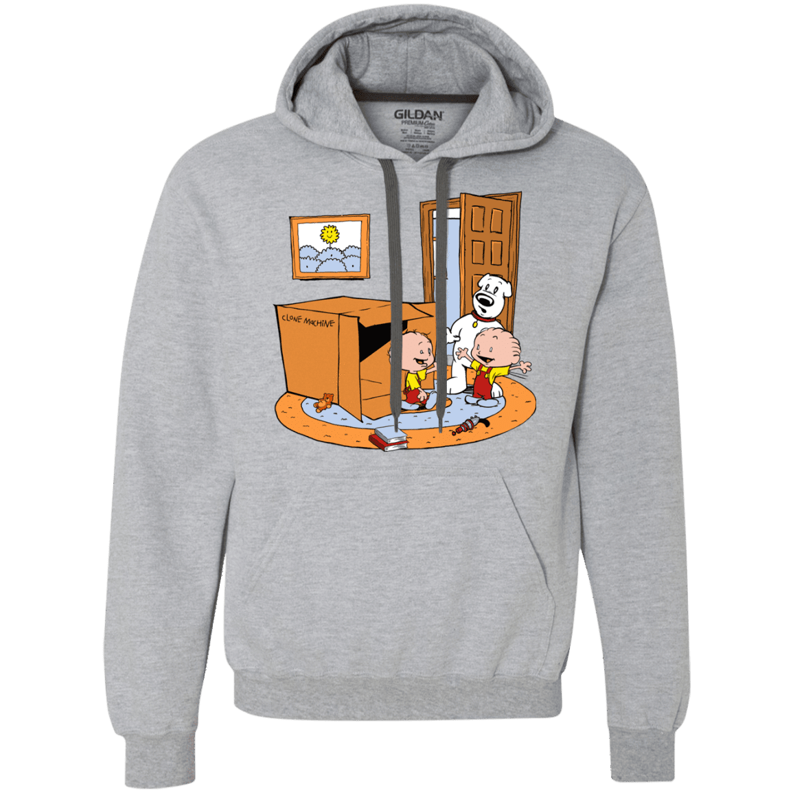 Sweatshirts Sport Grey / S Stewie and Brian Premium Fleece Hoodie