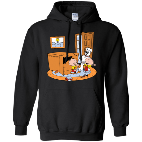 Sweatshirts Black / S Stewie and Brian Pullover Hoodie