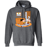 Sweatshirts Dark Heather / S Stewie and Brian Pullover Hoodie