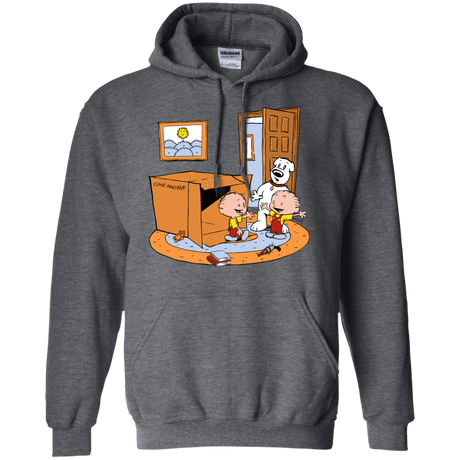 Sweatshirts Dark Heather / S Stewie and Brian Pullover Hoodie