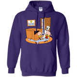 Sweatshirts Purple / S Stewie and Brian Pullover Hoodie