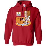 Sweatshirts Red / S Stewie and Brian Pullover Hoodie