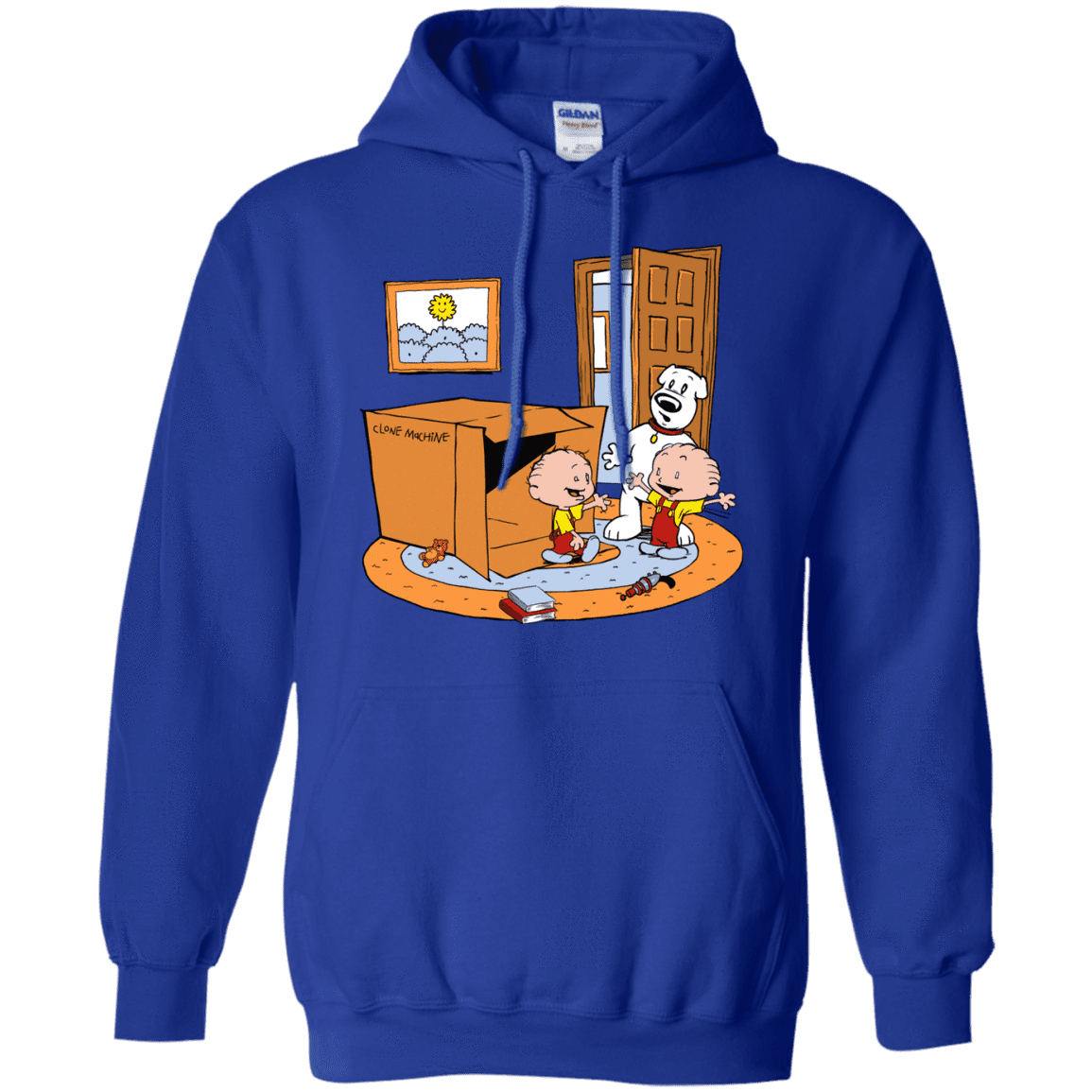 Sweatshirts Royal / S Stewie and Brian Pullover Hoodie