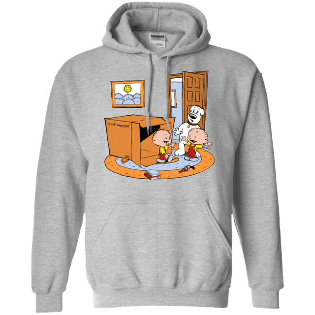 Sweatshirts Sport Grey / S Stewie and Brian Pullover Hoodie